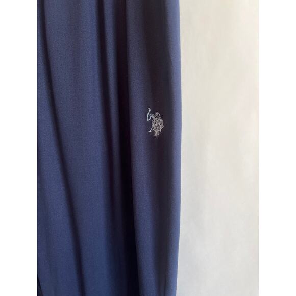 U.S. POLO ASSOCIATION MENS LUXURY KNIT LOUNGE PANTS NAVY BLUE SIZE LARGE - Picture 3 of 13